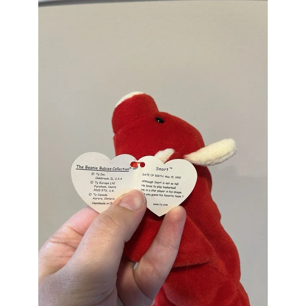 Ty Beanie Buddy Snort the Bull Plush Toy - 4002